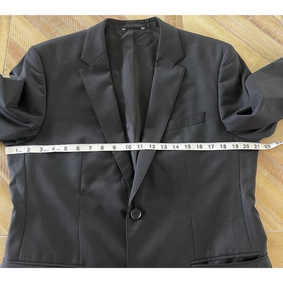 Hugo Boss Blazer The James 4 Guabello Super 120 Men's 40R Virgin Wool Sport Coat - Picture 11 of 13